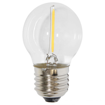 G45 1W E27 Globe Bulb Clear LED Light Bulb